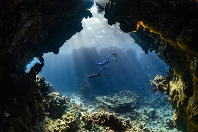 diving